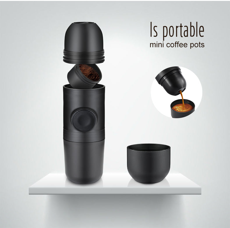 Portable Coffee Maker  Portable coffee maker, Coffee maker, Small espresso  machine