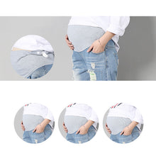 Load image into Gallery viewer, Jeans Maternity Pants For Pregnant Women Clothes Trousers Nursing Prop Belly Legging Pregnancy Clothing Overalls Ninth Pants New
